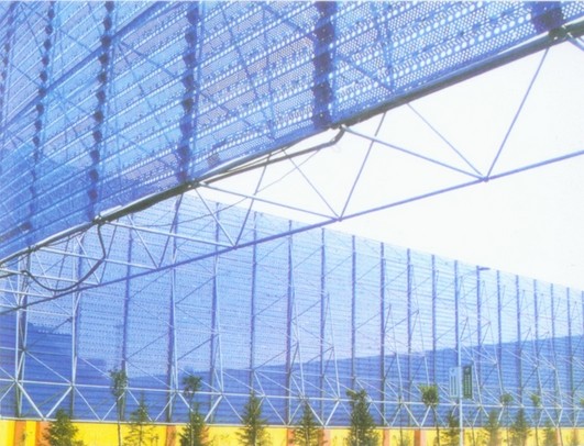 醴陵环保扫风墙网架工程