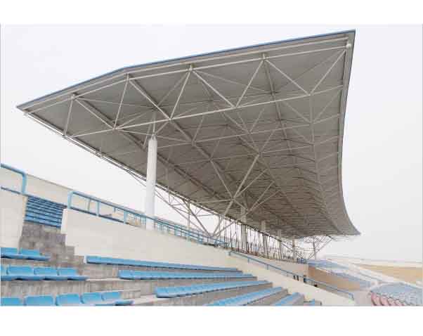 醴陵河南理工大学体育场看台网架